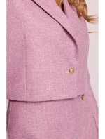 M853 Oříznuté sako - marsala