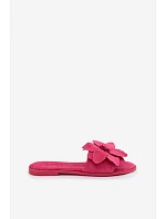 Dámské ploché nazouváky J502-5 Elzoria fuchsia - Sweet Shoes
