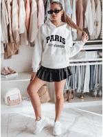 Dámská oversize mikina PARISSIA šedá FashionStreet BY1456