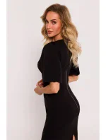 M779 Šaty Bustier - černé