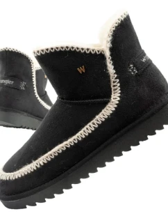 Wrangler Elsa zimní kotníkové boty zateplené pohodlné módní černé