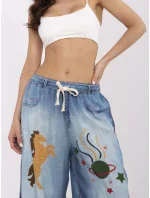 Kalhoty DHJ SP 19183 9.54 modrá