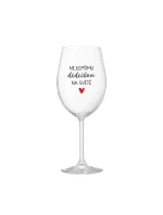 NEJLEPŠÍMU DĚDĚČKOVI NA SVĚTĚ - čirá sklenice na víno 350 ml NEJLEPŠÍMU DĚDĚČKOVI NA SVĚTĚ - čirá sklenice na víno 350 ml