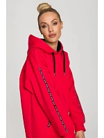 Dámská mikina M696 červená - Made Of Emotion