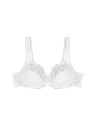 Dámská podprsenka Modern Lace+Cotton W02 - WHITE - bílá 0003 - TRIUMPH