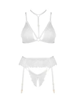 Dámská erotická souprava Noemi white - BEAUTY NIGHT FASHION