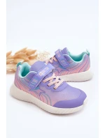 Lehké Dětské Sportovní Boty Memory Foam System Big Star LL374151 Fialové