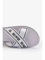 Dámské pantofle s pěnovou podrážkou Big Star Bílá Dámské pantofle s pěnovou podrážkou Big Star Bílá