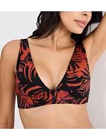 SUMMER PALM - Tvarující plavkový top bez kostic s elegantním kroužkem Triumph