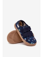 Capáky Barefoot Chlapecké Kosmos Milami Tmavě Modré Saphira