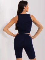 Sada EM KMPL 828.14 tmavě modrá a bílá