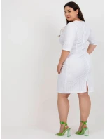 LK SK 506721 šaty.69 bílá LK SK 506721 šaty.69 bílá