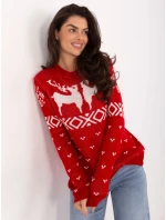 Jumper MI SW 19128.34 červený