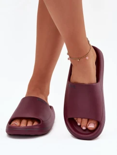 Lehké dámské pantofle Big Star – bordó