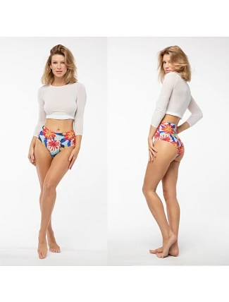 Dámské kalhotky Flower Folk Simple Maxi barevné květy - Julimex