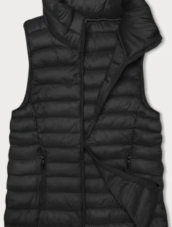 Černá dámská prošívaná vesta se stojáčkem J style (16M9156-392)