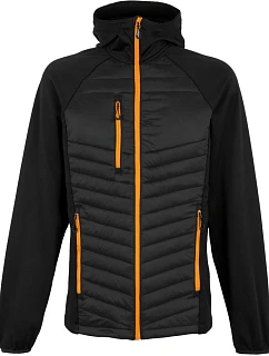 Regatta TRA 549 Hybridní bunda "Navigate" 36.A549 black/orange pop