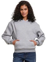 Build your Brand BY 444 Dámská oversize mikina s kapucí "Loose Fit" 56.0444 heather grey