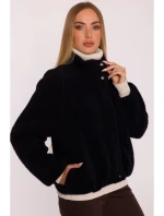 M885 Kabát látkový - černý M885 Kabát látkový - černý