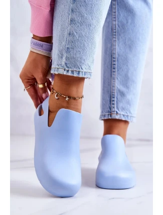 Módní gumové dřeváky modre Meriko