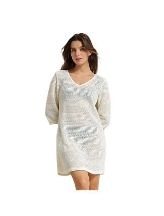 Dámské plážové šaty DDEPS SHELL DRESS - DIM Dámské plážové šaty DDEPS SHELL DRESS - DIM