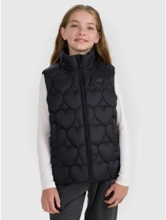 Dívčí rukávy bez rukávů se syntetickou výplní 4F 4FJRAW25TVJAF323-20S