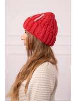 Dámská čepice Selena K384 červená Dámská čepice Selena K384 červená