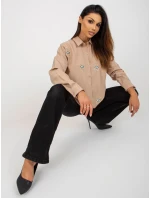 Dámská košile TO KS 7004.30 Béžová - FPrice Dámská košile TO KS 7004.30 Béžová - FPrice