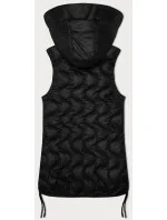 Černá dámská vesta s ozdobným prošíváním S'West (B8337-1) Černá dámská vesta s ozdobným prošíváním S'West (B8337-1)