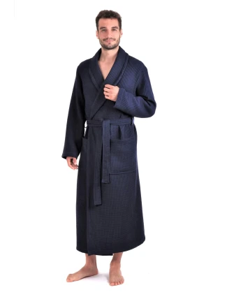 Pánský župan Esbo 2123 tmavě modrá - Vestis Pánský župan Esbo 2123 tmavě modrá - Vestis