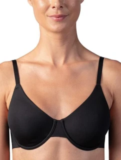 Dámská nevyztužená podprsenka MICROFIBER SOFT CUP BRA - BELLINDA - černá
