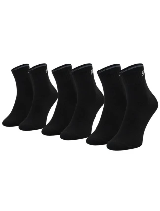 Skechers 3PPK Unisex síťované ventilační ponožky SK42017-9999 Black 35-38 Skechers 3PPK Unisex síťované ventilační ponožky SK42017-9999 Black 35-38