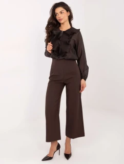 Košile IT KS 28990.05P tmavě hnědá