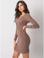 Šaty RV SK 5079 1.17P hnědá Šaty RV SK 5079 1.17P hnědá