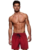 FashionStreet pánské vínové šortky SX2536 FashionStreet pánské vínové šortky SX2536