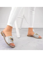 S.Barski W OLI262B žabky se stříbrnými zirkony S.Barski W OLI262B žabky se stříbrnými zirkony