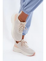 Dámské sportovní boty na platformě béžové Gelirae