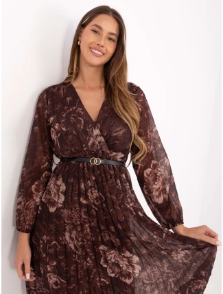 Šaty IT SK 10536 2.35 hnědá Šaty IT SK 10536 2.35 hnědá