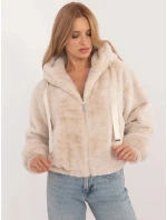 Dámská bunda G230111.55P světle béžová - FPrice Dámská bunda G230111.55P světle béžová - FPrice