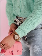 Dámský oversize žebrovaný svetr SWEETDREAM mint FashionStreet MY2458