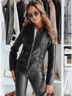 Dámská kožená bunda CHICLEATHER černá FashionStreet TY4969