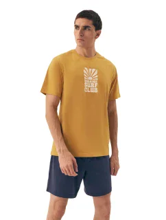 Pánské pyžamo 42600 Sun yellow - HENDERSON