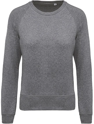 Kariban K 481 Dámská raglánová mikina z bio bavlny 20.K481 grey heather Kariban K 481 Dámská raglánová mikina z bio bavlny 20.K481 grey heather