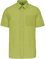 Kariban K 551 Popelínová košile "Ace" s krátkým rukávem 20.K551 burnt lime