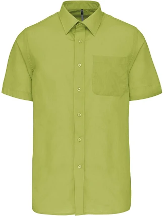 Kariban K 551 Popelínová košile "Ace" s krátkým rukávem 20.K551 burnt lime