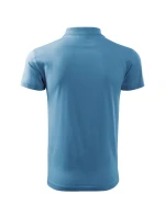 Single J. polokošile pánská azurově modrá Single J. polokošile pánská azurově modrá