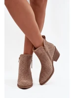 Boty na podpatku  model 222514 Step in style