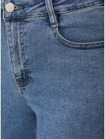 Dámské modré džíny s vysokým pasem FashionStreet UY2892