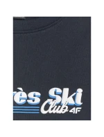 Chlapecké tričko s potiskem a dlouhým rukávem 4F 4FJRAW25TLONM587-31S