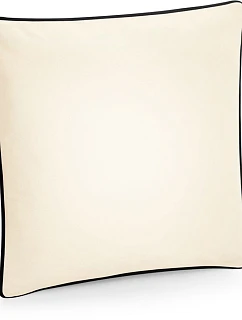 Westford Mill W 355 Fairtrade povlak na polštář s lemováním 50.0355 natural/black